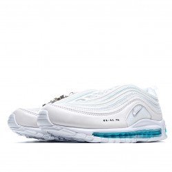 Nike Air Max 97 Crucifix Wool 60CC Holy Water Running Shoes 921826 101 Unisex White 