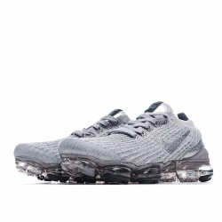 Nike Air VaporMax Flyknit 3.0 Gray White Running Shoes AJ6900 101 Unisex 