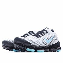 Nike Air VaporMax Flyknit 3.0 White Blue Black Running Shoes CT1274 100 Unisex 