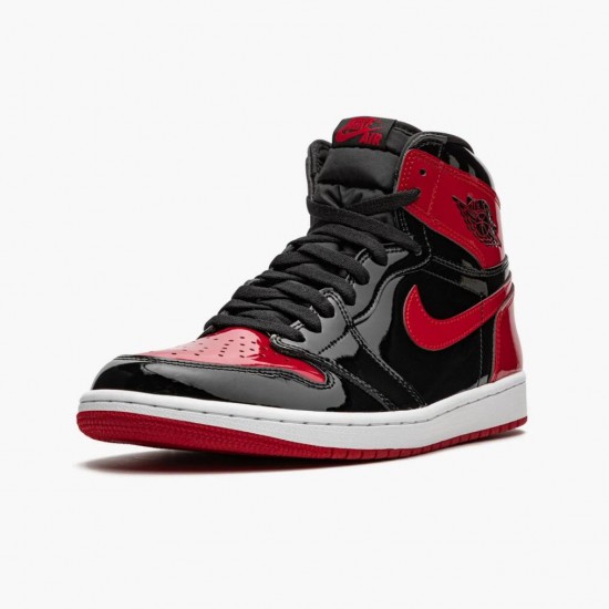 Air Jordan 1 Retro High OG Patent Bred Red Black/White/Varsity Red 555088-063