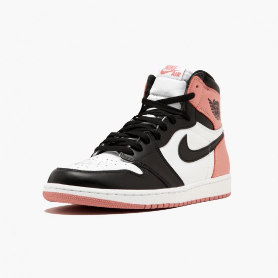 Air Jordan 1 Retro High Rust Pink White/Black/Rust Pink 861428-101