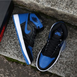 Air Jordan 1 Retro High OG Royal Black/Royal White 555088-007