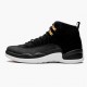 Air Jordan 12 Retro Reverse Taxi Black/Gold White 130690-017