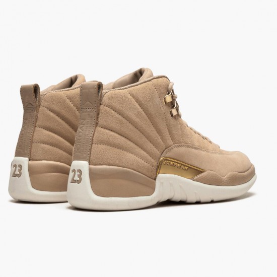 Air Jordan 12 Retro Vachetta Tan Vachetta Tan/Metallic Gold-Sail AO6068-203