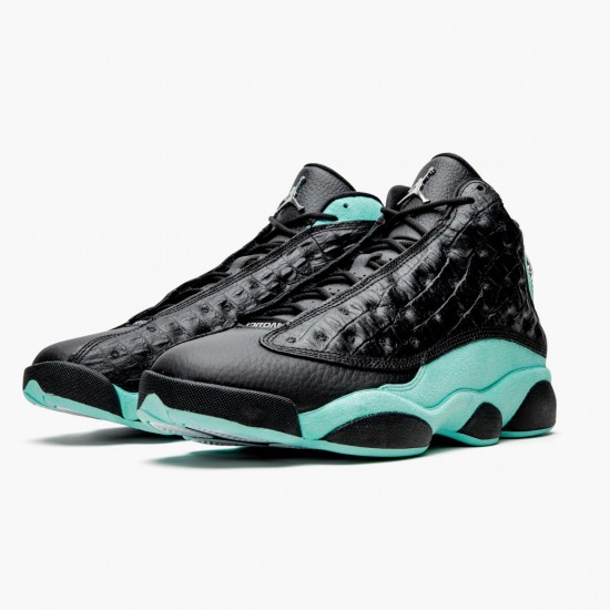 Air Jordan 13 Retro Island Green Black/Island Green/Metallic Si 414571-030