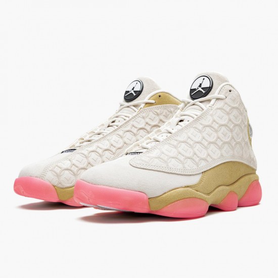 Air Jordan 13 Retro Chinese New Year Ivory/Black/Digital Pink Club CW4409-100