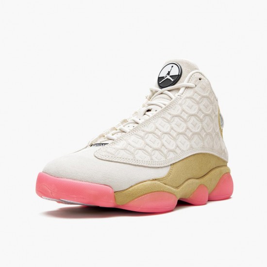 Air Jordan 13 Retro Chinese New Year Ivory/Black/Digital Pink Club CW4409-100