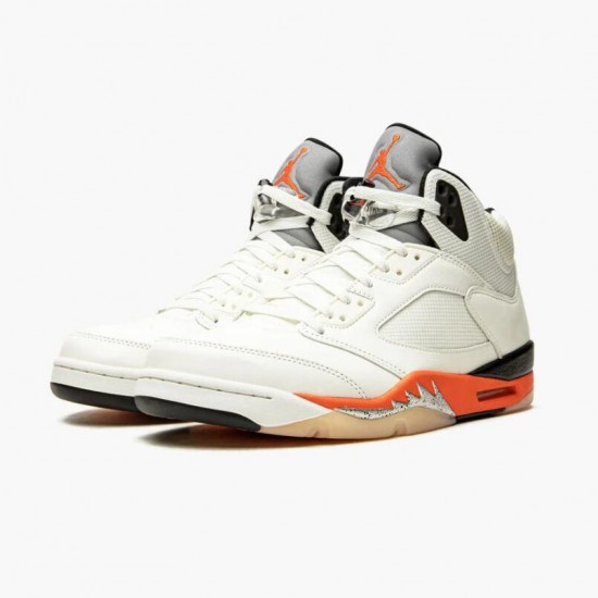 Air Jordan 5 Retro Shattered Backboard Sail Orange/Black DC1060-100