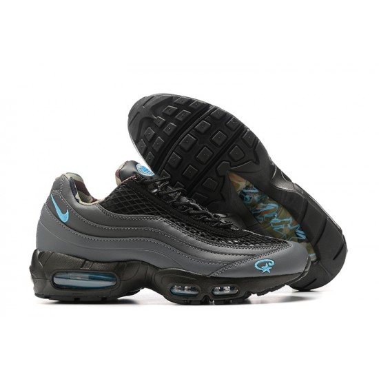 Mens Nike Air Max 95 TT Aegean Storm Grey Black Sneakers FB2709-002