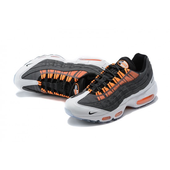 Mens Nike Air Max 95 TT Grey White Orange Sneakers DD1871-001