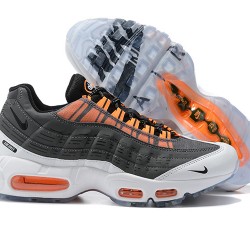 Mens Nike Air Max 95 TT Grey White Orange Sneakers DD1871-001