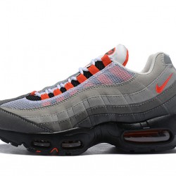 Mens Nike Air Max 95 OG Grey Red Sneakers AT2865-100