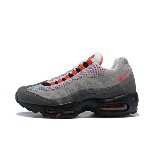 Mens Nike Air Max 95 OG Grey Red Sneakers AT2865-100