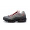 Mens Nike Air Max 95 OG Grey Red Sneakers AT2865-100