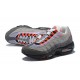 Mens Nike Air Max 95 OG Grey Red Sneakers AT2865-100