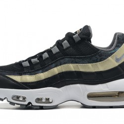 Mens Nike Air Max 95 TT Black Gold Sneakers DC9474-001