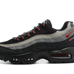 Mens Nike Air Max 95 TT Black Grey Red Sneakers CW7477-001