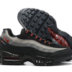 Mens Nike Air Max 95 TT Black Grey Red Sneakers CW7477-001