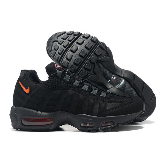 Mens Nike Air Max 95 TT Black Orange Sneakers DV5672-001