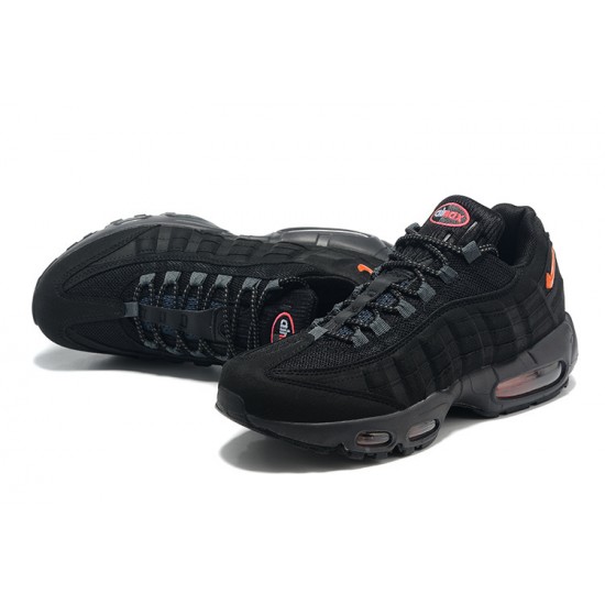 Mens Nike Air Max 95 TT Black Orange Sneakers DV5672-001