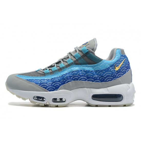 Mens Nike Air Max 95 TT Blue Grey White Sneakers CW7992-001