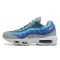 Mens Nike Air Max 95 TT Blue Grey White Sneakers CW7992-001