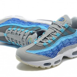 Mens Nike Air Max 95 TT Blue Grey White Sneakers CW7992-001