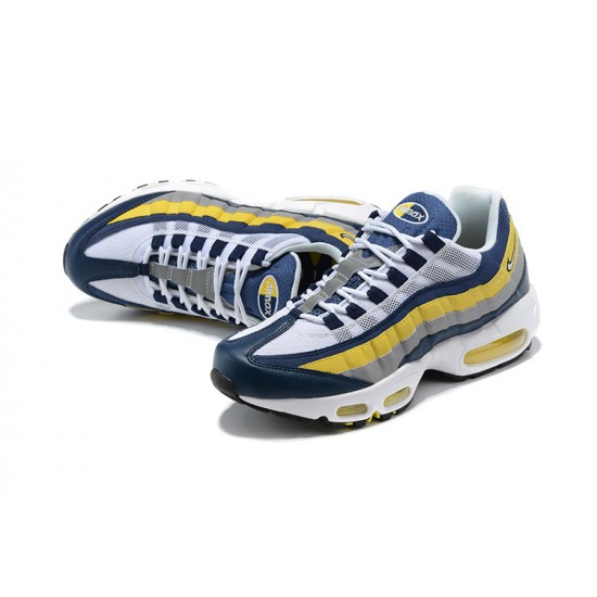 Mens Nike Air Max 95 TT Blue Yellow Sneakers CZ0191-400