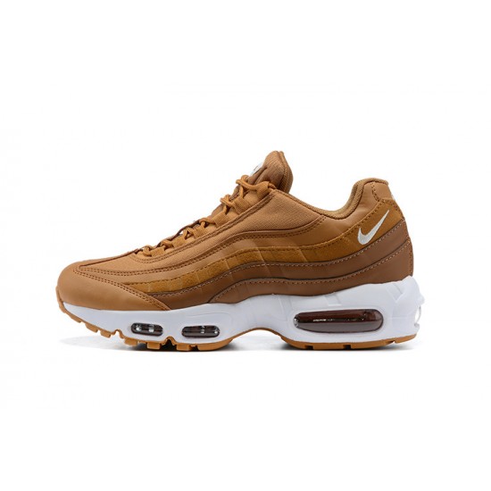 Mens Nike Air Max 95 TT Brown and White Sneakers