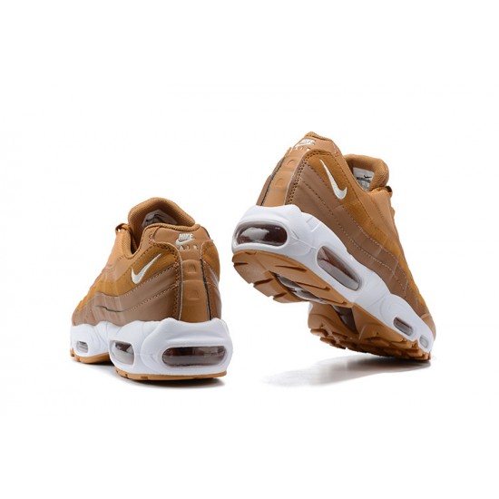 Mens Nike Air Max 95 TT Brown and White Sneakers