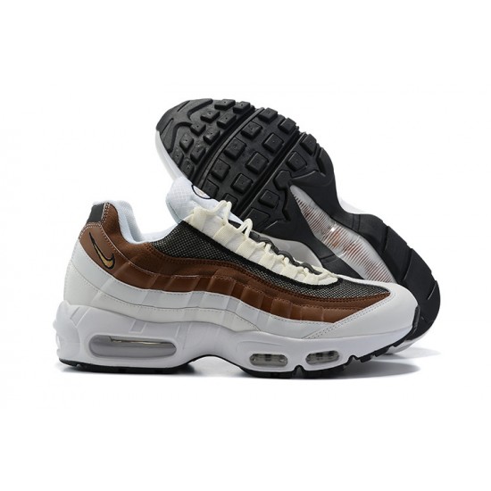 Mens Nike Air Max 95 TT Cashmere Brown White Sneakers DB0250-100