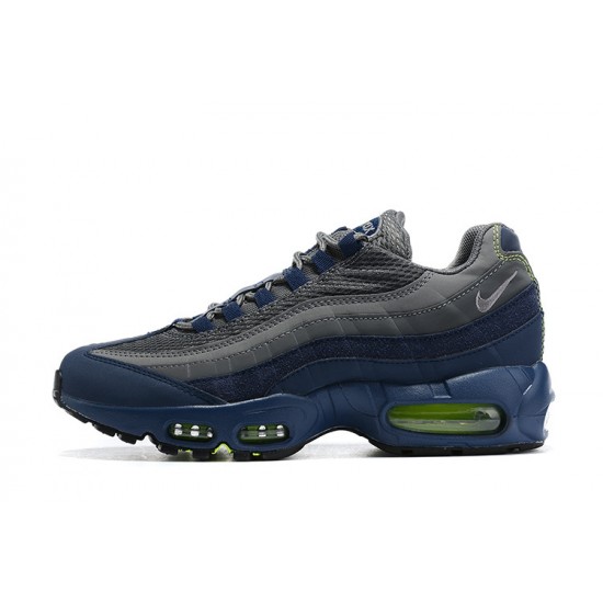 Mens Nike Air Max 95 TT Grey Blue and Black Black Sneakers DA1504-400