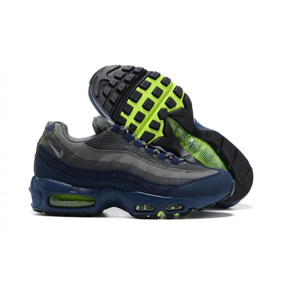 Mens Nike Air Max 95 TT Grey Blue and Black Black Sneakers DA1504-400