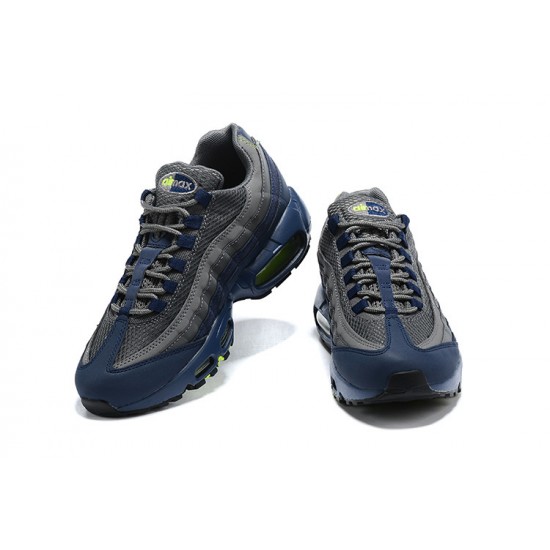 Mens Nike Air Max 95 TT Grey Blue and Black Black Sneakers DA1504-400