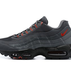 Mens Nike Air Max 95 TT Grey Red and Black Sneakers