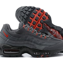 Mens Nike Air Max 95 TT Grey Red and Black Sneakers