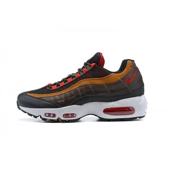 Mens Nike Air Max 95 TT Grey Red and Brown Sneakers