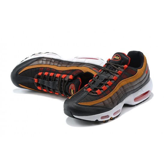 Mens Nike Air Max 95 TT Grey Red and Brown Sneakers