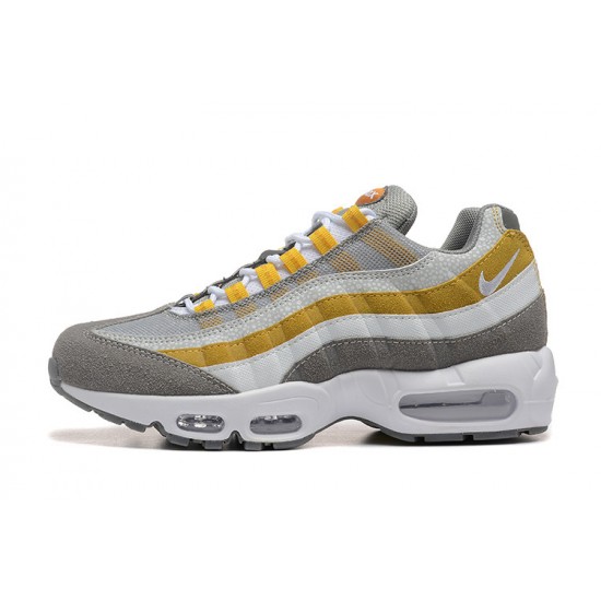 Mens Nike Air Max 95 TT Grey Yellow White Sneakers DM0011-010