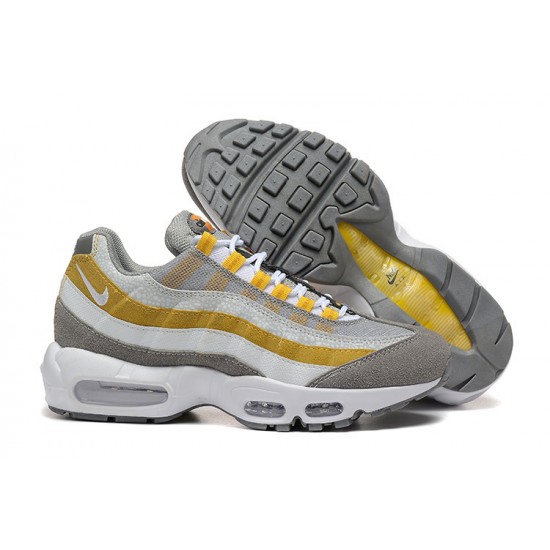 Mens Nike Air Max 95 TT Grey Yellow White Sneakers DM0011-010