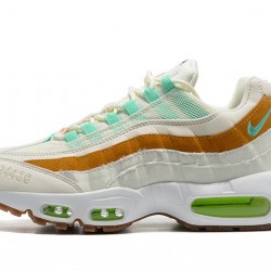 Mens Nike Air Max 95 TT White  Green Brown Sneakers CZ0154-100 