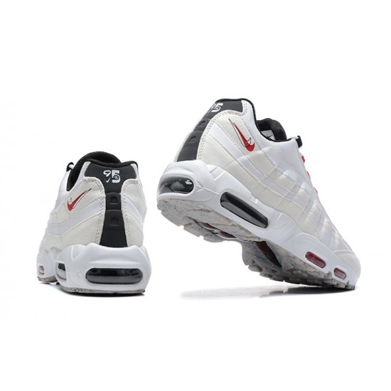 Mens Nike Air Max 95 TT White Black Sneakers DQ0268-002