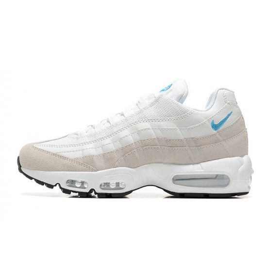 Mens Nike Air Max 95 TT White Blue Sneakers DJ9981-100