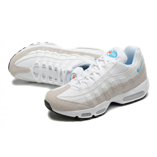 Mens Nike Air Max 95 TT White Blue Sneakers DJ9981-100