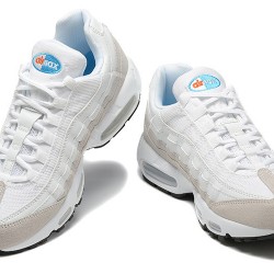 Mens Nike Air Max 95 TT White Blue Sneakers DJ9981-100