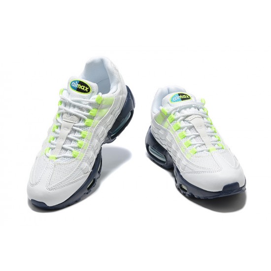 Mens Nike Air Max 95 TT White Blue Sneakers DX1819-100