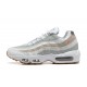 Mens Nike Air Max 95 TT White Grey and Orange Sneakers DM0011-100