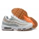 Mens Nike Air Max 95 TT White Grey and Orange Sneakers DM0011-100