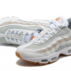 Mens Nike Air Max 95 TT White Grey and Orange Sneakers DM0011-100 