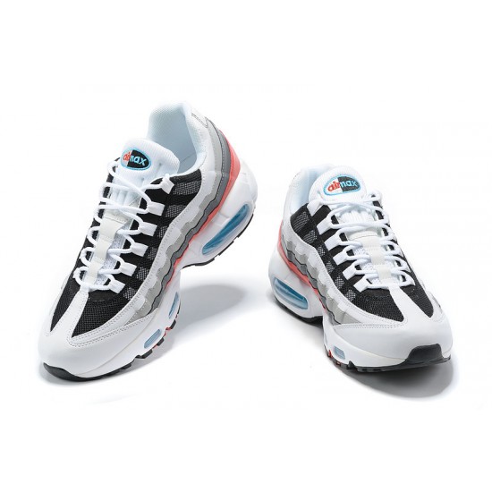 Mens Nike Air Max 95 TT White Red Black Sneakers CV6971-100